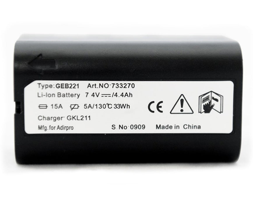 GEB221 Li-ion Battery for Total Stations, Lasers & GNSS Receivers (Leica Compatible)