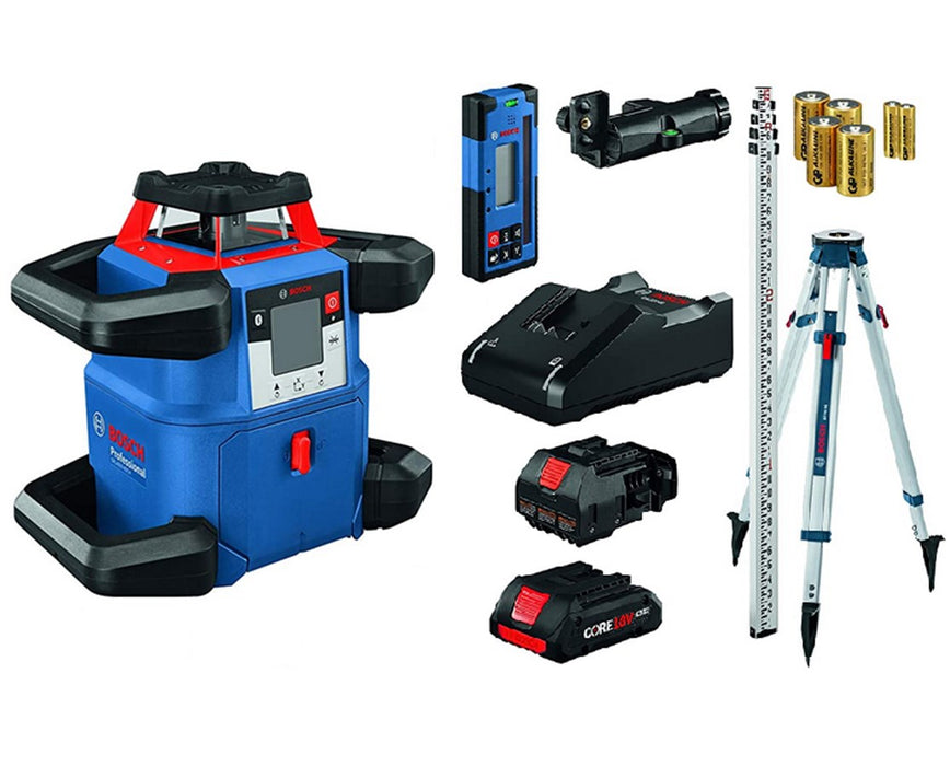 REVOLVE4000 Connected Self-Leveling Horizontal Rotary Laser Extended Package