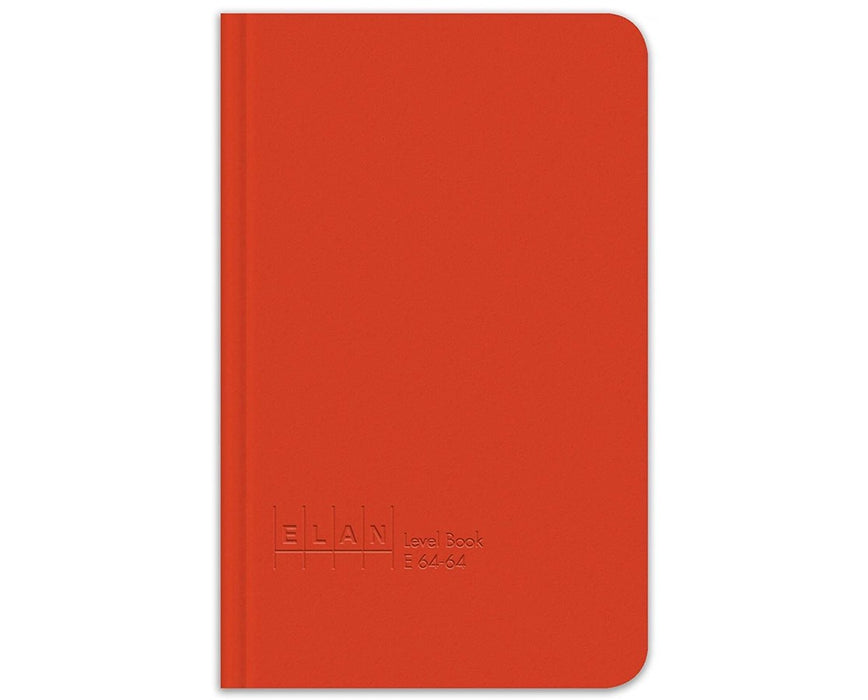 Level Field Book Standard Size 4-5/8" x 7-1/4" - Orange Cover