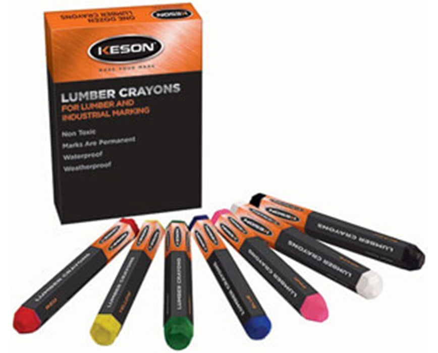 Blue Hard Lumber Crayon (Pack of 12)