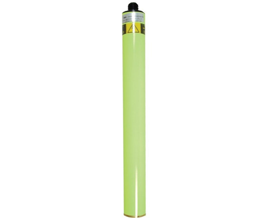 Fiberglass Pole Extension - 1 ft Length & 1.25" Outside Diameter - Flo Yellow