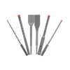 Diablo DMAPL9930-S6 6pc SDS-Plus Rebar Demon™ 4-Cutter Full Carbide Head Hammer Drill Bit & Chisel Set (6-Piece)