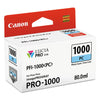 New, Pre-Owned - Canon PFI-1000 Standard Yield Photo Cyan Ink Cartridge, 0550C002