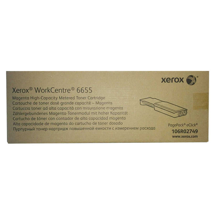 New, Pre-Owned - Xerox WORKCENTRE 6655 High Yield Magenta Toner Cartridge, 106R02749