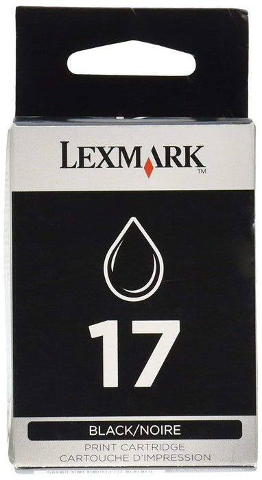 New, Pre-Owned - Lexmark 17 Standard Yield Black Inkjet Cartridge, 10N0217