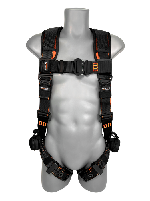 Frontline 110VTB Combat Lite Vest Style Harness with Aluminum Hardware and Suspension Trauma Straps S