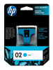 New, Pre-Owned - HP 02 (C8771WN) Cyan Ink Cartridge