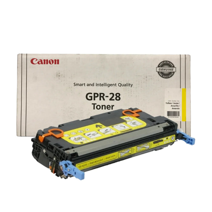 New, Pre-Owned - Canon GPR-28 Standard Yield Yellow Toner Cartridge,1657B004