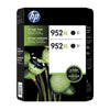 New, Pre-Owned - HP 952XL (F6U19AN) Black Ink Cartridge- 2 Pack