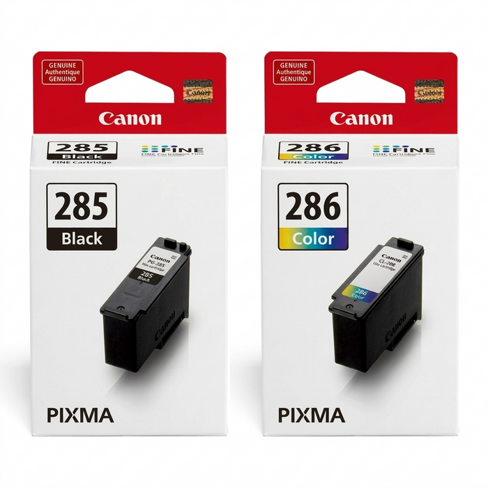 New, Pre-Owned - Canon CL-286/PG-285 Standard Yield Black and Color Ink Cartridge