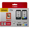 New, Pre-Owned - Canon PG-243/CL-244 Black & Color Ink Cartridges