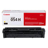 New, Pre-Owned - Canon 054H High-Yield Yellow LaserJet Toner Cartridge, 3025C001