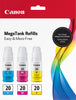 New, Pre-Owned - Canon GI-20 High-Yield Color Ink Bottle, 3394C003