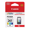 New, Pre-Owned - Canon CL-261XL High-Yield Color Ink Cartridge, 3724C001