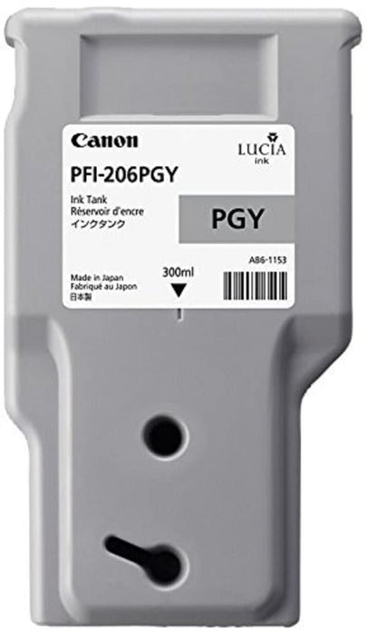 New, Pre-Owned - Canon PFI-206 300mL Photo Gray Ink Cartridge