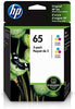 New, Pre-Owned - HP 65 (N9K01AN) Color Ink Cartridge- 2 Pack