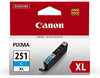 New, Pre-Owned - Canon CLI-251XL Cyan Ink Cartridge