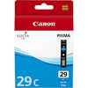 New, Pre-Owned - Canon PGI-29 Standard Yield Cyan Ink Cartridge, 4873B001