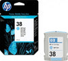 New, Pre-Owned - HP 38 Light Cyan (C9418A) Ink Cartridge