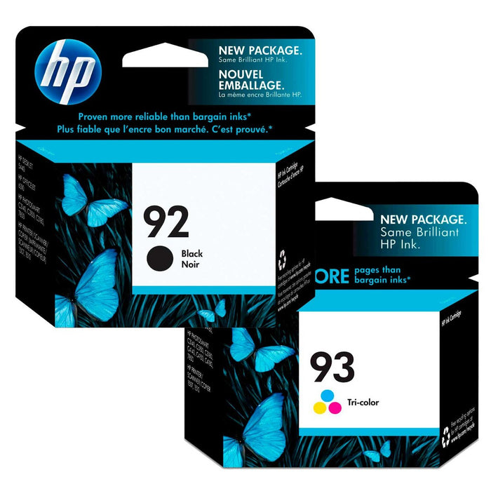 New, Pre-Owned - HP 92/93 Black and Color Ink Cartridge