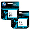 New, Pre-Owned - HP 92/93 Black and Color Ink Cartridge