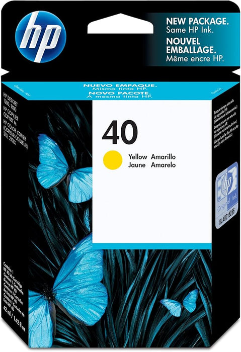 New, Pre-Owned - HP 40 Yellow (51640Y) Ink Cartridge