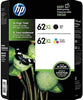 New, Pre-Owned - HP 62XL Black & Tri-Color Ink Cartridge - 2 Pack
