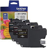 New, Pre-Owned - Brother LC3013XL Cyan, Magenta and Yellow Ink Cartridges