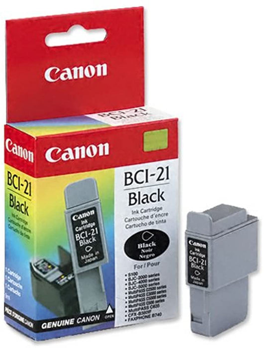 New, Pre-Owned - Canon BCI-21 Black Ink Cartridges