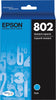 New, Pre-Owned - Epson 802 Cyan Standard Yield Ink Cartridge