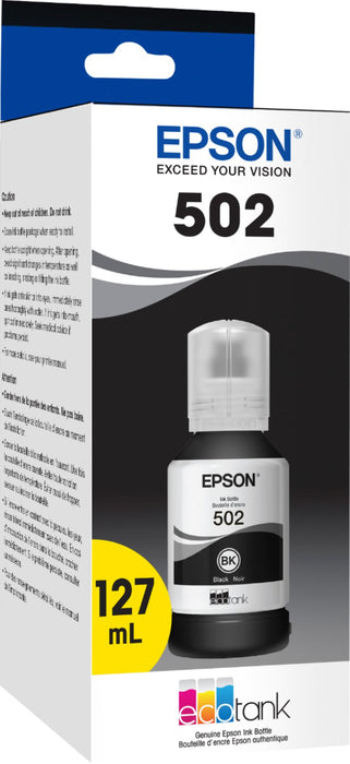 New, Pre-Owned - Epson T502 Black Standard Yield Ink Cartridge (T502120-S)