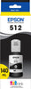 New, Pre-Owned - Epson 512 EcoTank Black Ink Bottle,T512020-S