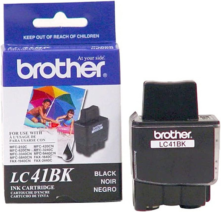 New, Pre-Owned - Brother LC41BK Black Ink Cartridge