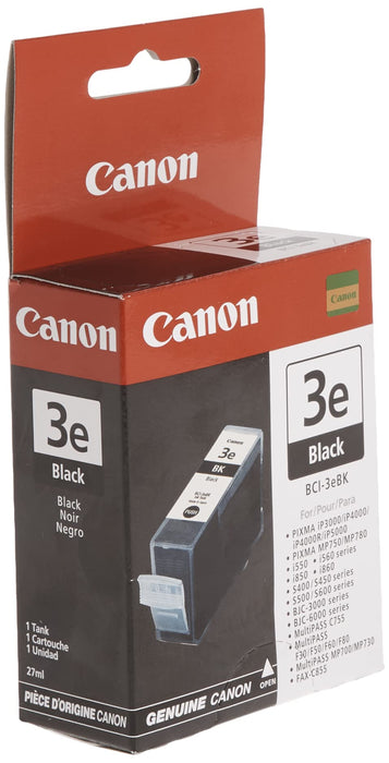 New, Pre-Owned - Canon BCI-3e Black Ink Cartridge