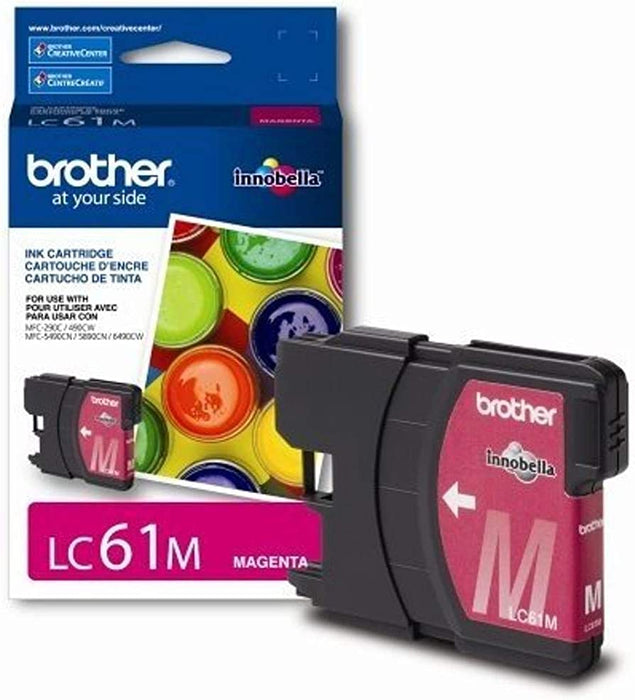New, Pre-Owned - Brother LC61 Magenta Ink Cartridge