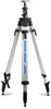 2162 Elevating, Flat Head Heavy Duty Aluminum Tripod for Rotary Laser Levels and Grade Lasers