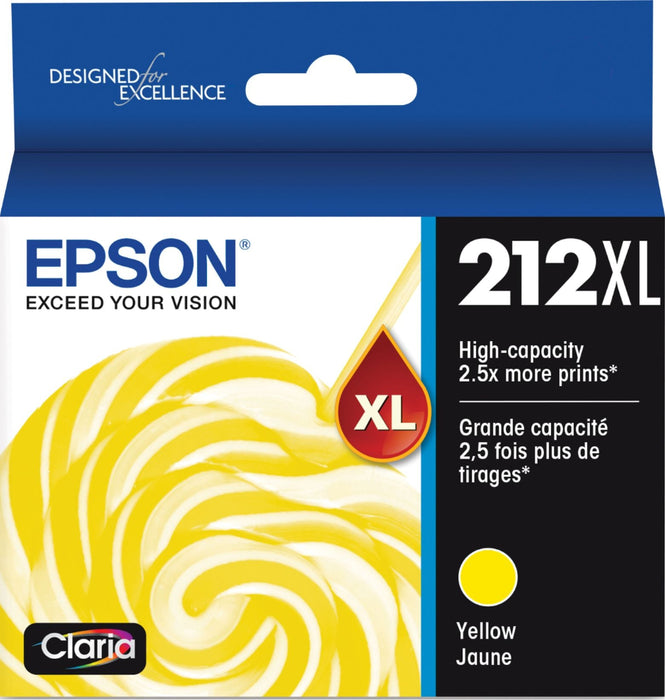 New, Pre-Owned - Epson 212XL High Capacity Ink Cartridge Yellow