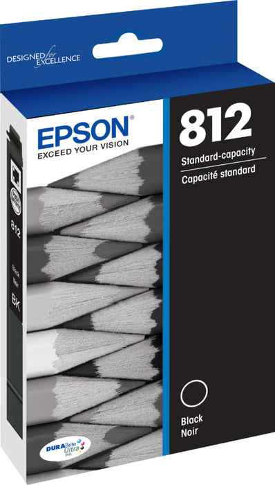 New, Pre-Owned - Epson 812 Black Standard Yield Ink Cartridge (T812120-S)