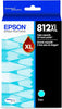 New, Pre-Owned - Epson T812XL Cyan High Yield Ink Cartridge (T812XL220-S)