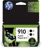 New, Pre-Owned - HP 910 (3JB40AN) Black Standard Yield Ink Cartridge-2 Pack