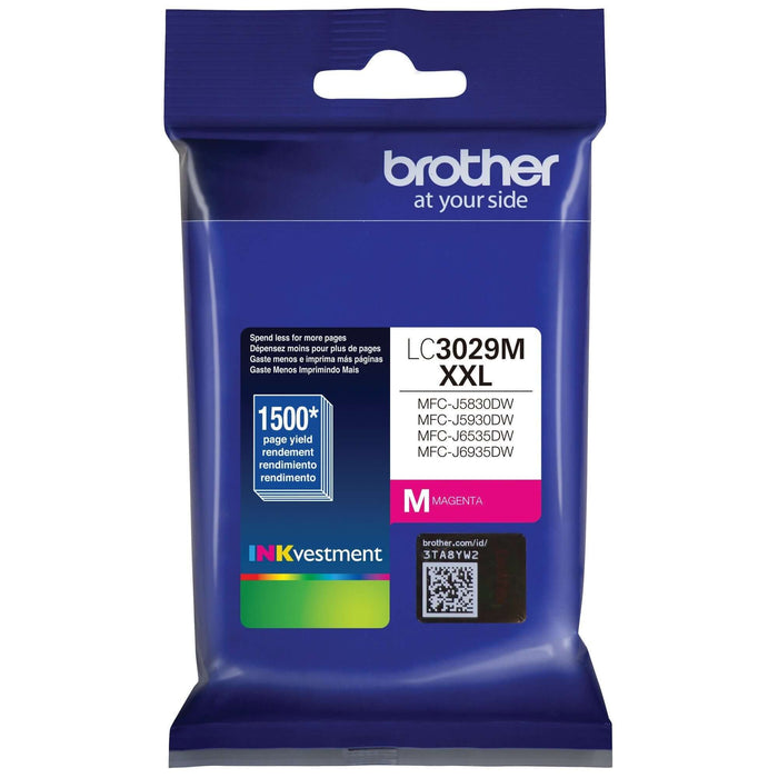 New, Pre-Owned - Brother LC3029XXL Extra High Yield  Magenta Ink Cartridge