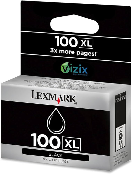 New, Pre-Owned - Lexmark 14N1092 100XL Black Ink Cartridge