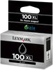 New, Pre-Owned - Lexmark 14N1092 100XL Black Ink Cartridge
