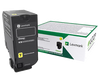 New, Pre-Owned - Lexmark 74C1HY0 High Yield Yellow Toner Cartridge