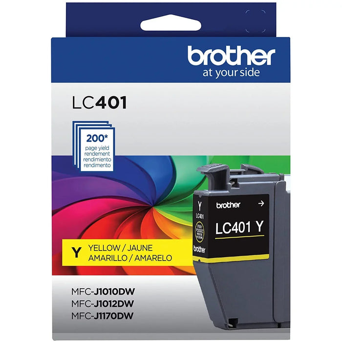 New, Pre-Owned - Brother LC401 Yellow Ink Cartridge
