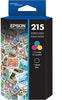 New, Pre-Owned - Epson T215 Black/Tri-Color Standard Yield Ink Cartridge
