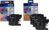 New, Pre-Owned - Brother LC203XL High Yield Black / 3 Color  Ink Cartridge (4-Pack)