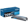 New, Pre-Owned - Brother TN-229XXL Super High Yield Cyan Laser Toner Cartridge