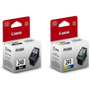 New, Pre-Owned - Canon PG-240, CL-241 Standard Yield Black & Color Inkjet Cartridges