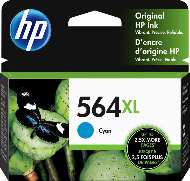 New, Pre-Owned - HP 564XL (CB323WN) Cyan Ink Cartridge